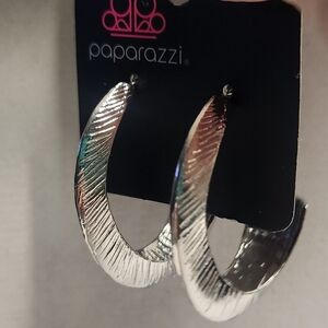 Paparazzi Silver Hoop Earrings